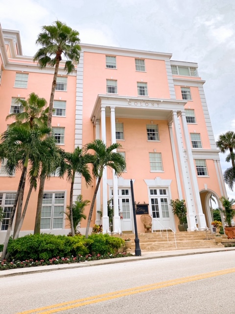 the pink paradise known as the colony hotel