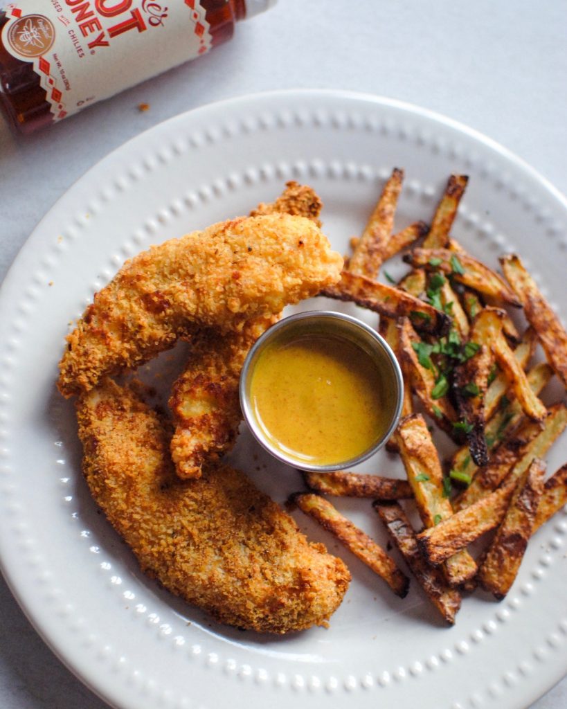 CRISPY GLUTEN FREE AIR FRYER CHICKEN TENDERS